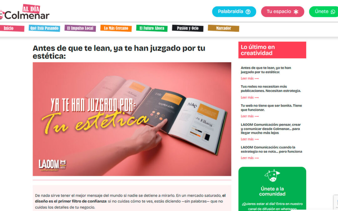 Antes de que te lean, ya te han juzgado por tu estética