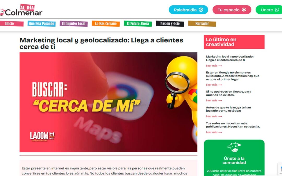 Marketing local y geolocalizado: Llega a clientes cerca de ti