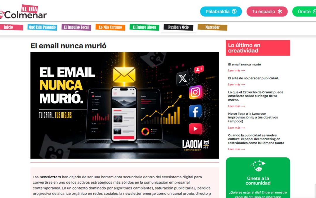 El email nunca murió