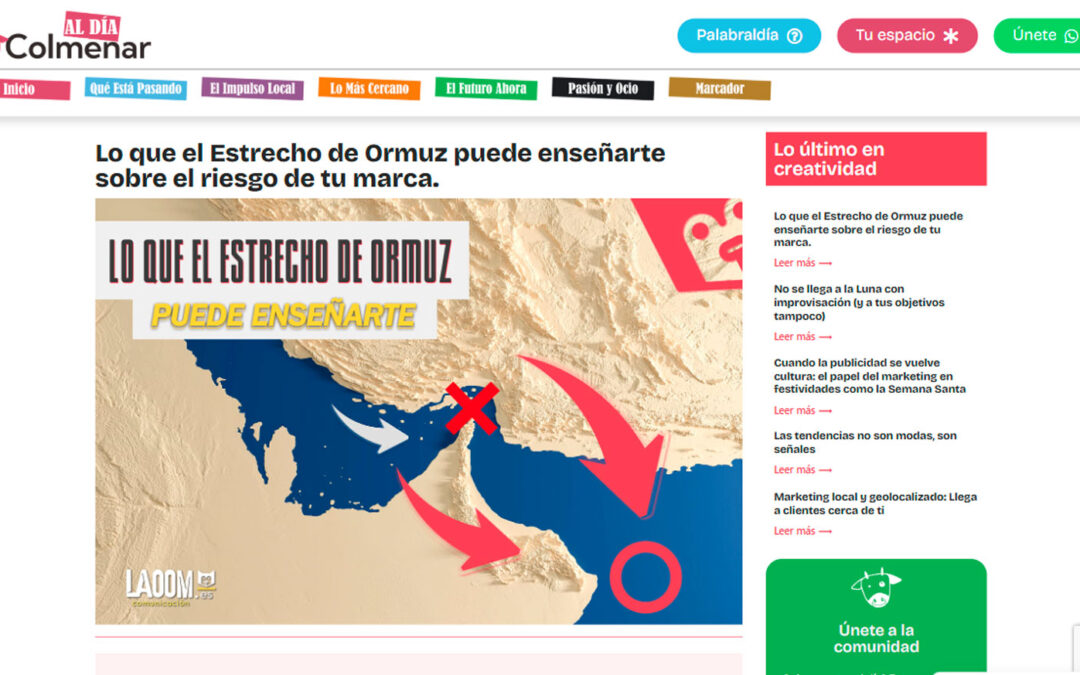 Lo que el Estrecho de Ormuz puede enseñarte sobre el riesgo de tu marca